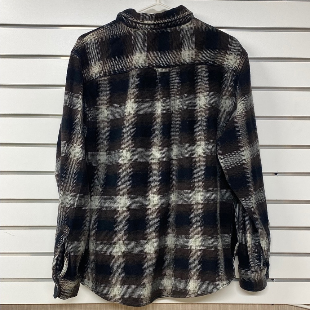 Orvis heavyweight Men's flannel large button up Plaid Shirt - Picture 6 of 6